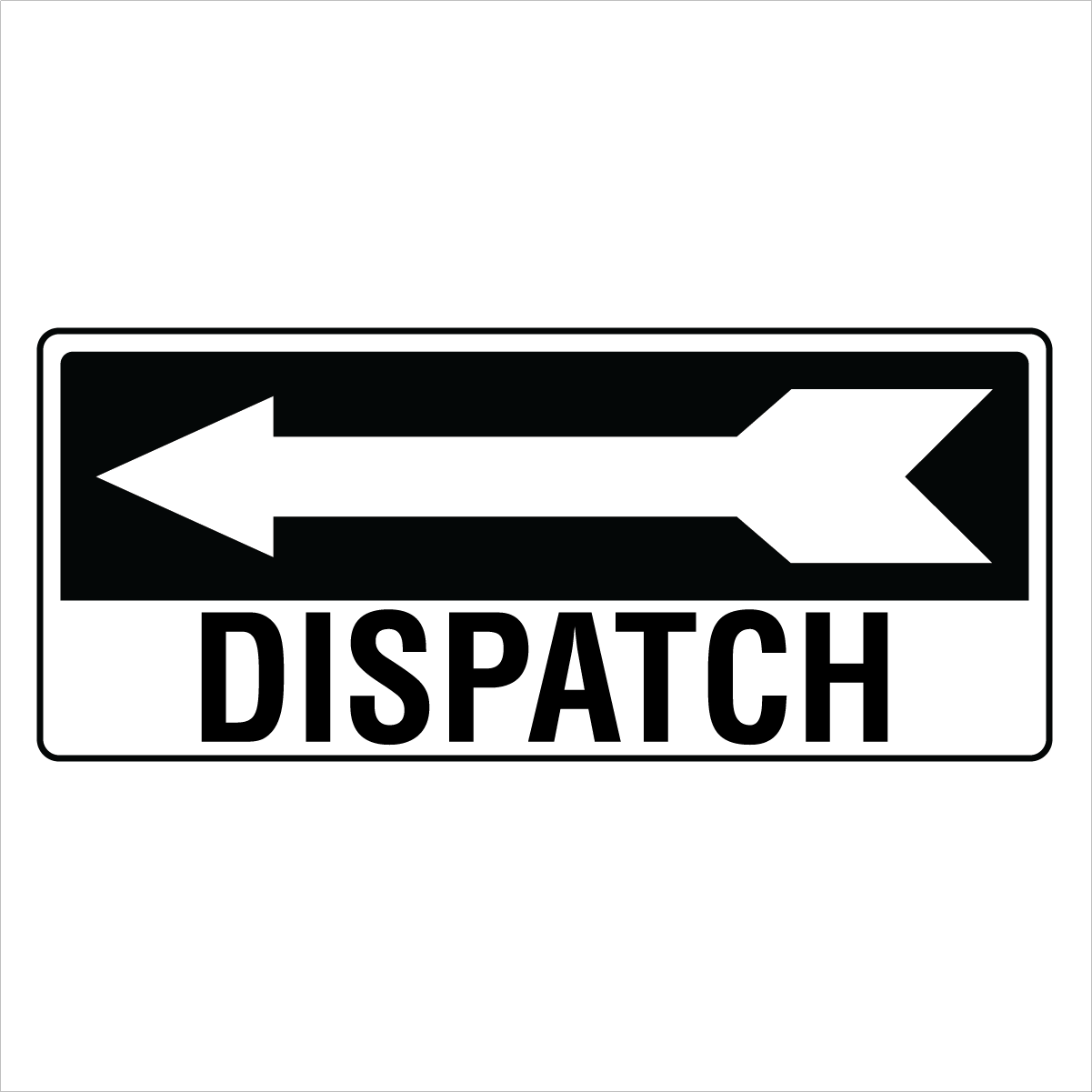 Property - Dispatch Left Arrow Sign