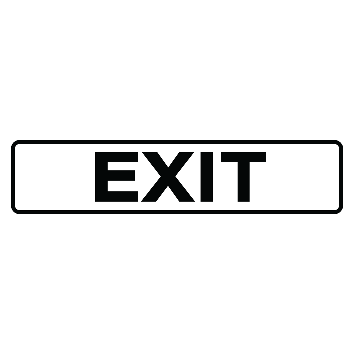 Property - Exit narrow Sign