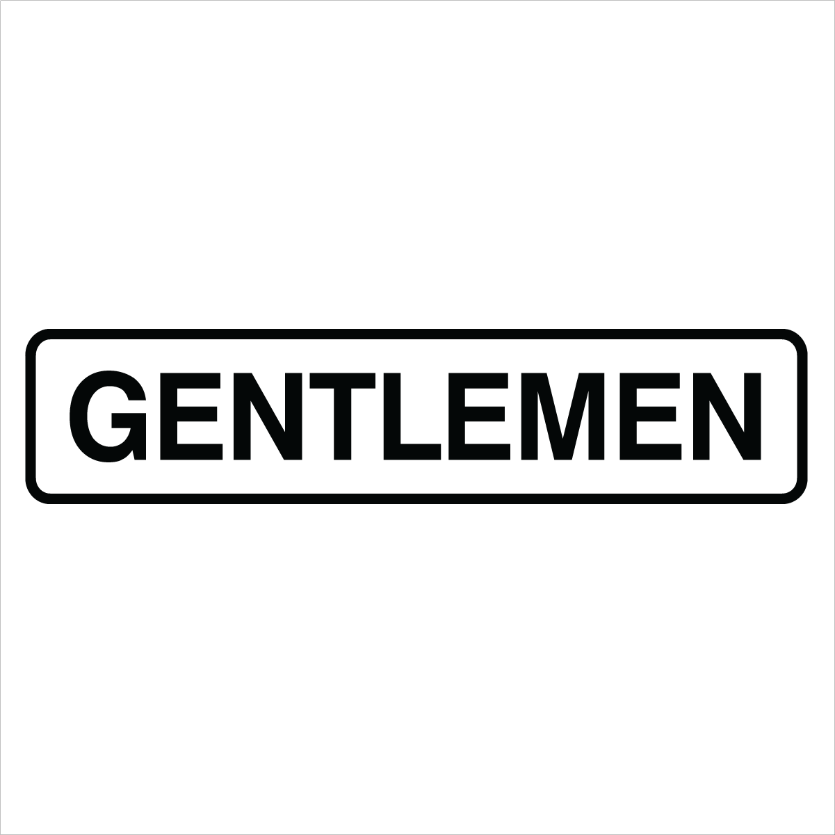 Property - Gentleman Sign
