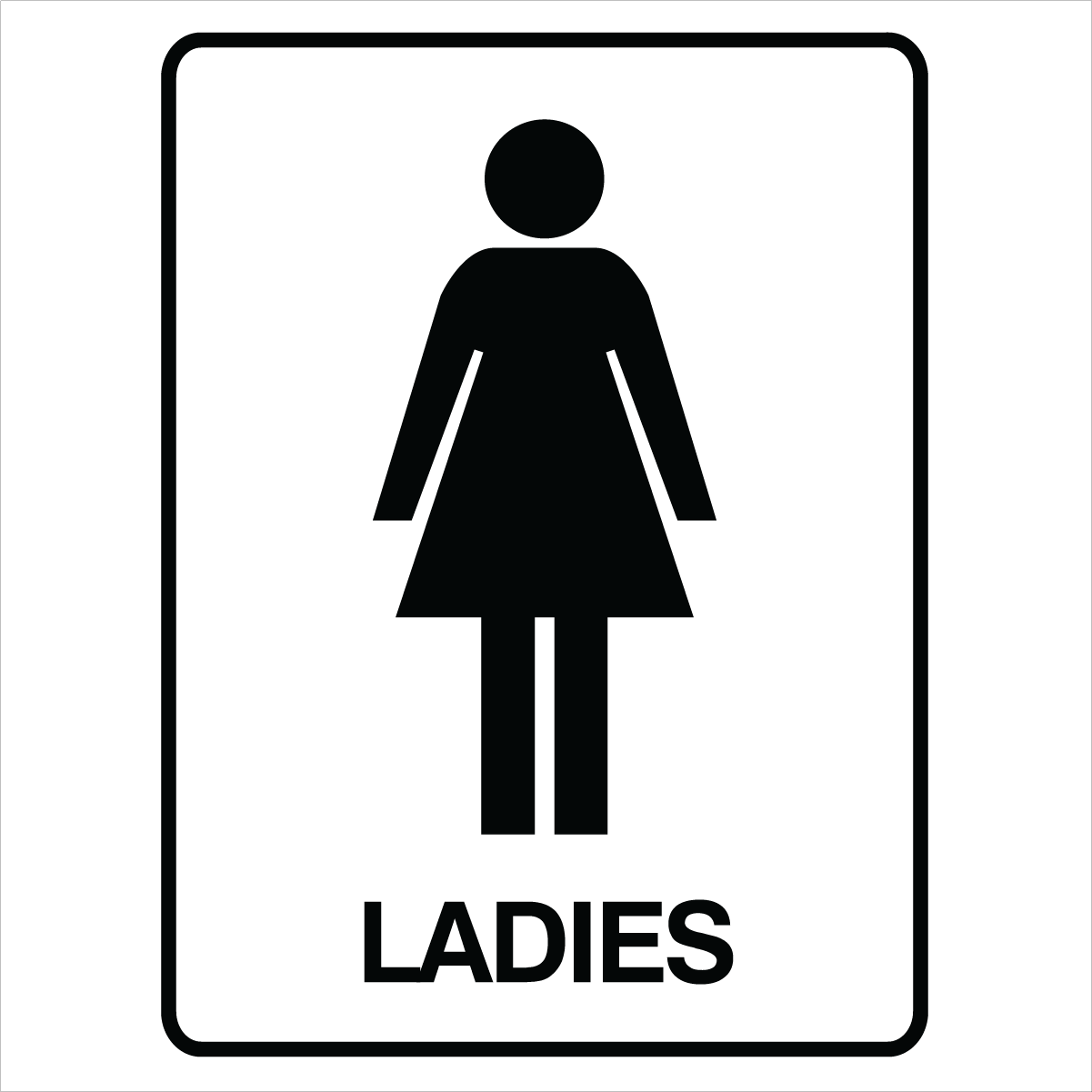 Property - Ladies with symbol Sign