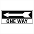 Property - One Way Left Arrow Sign
