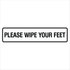 Property - Please Wipe Your Feet Sign