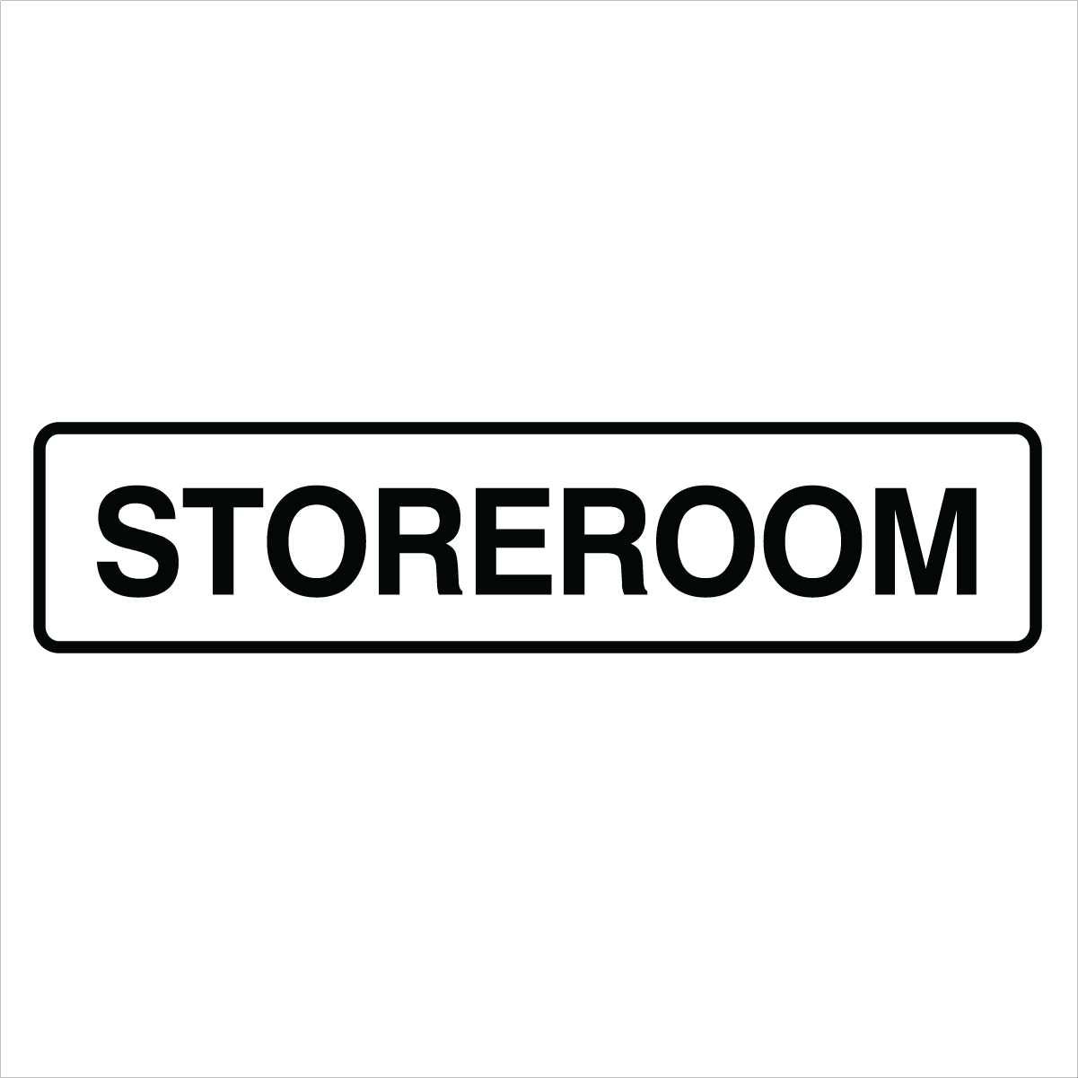 Property - Storeroom Sign