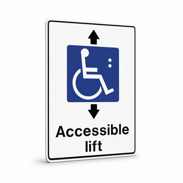 Public Area - Accessible Lift Sign