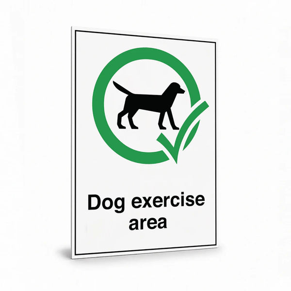 Public Area - Dog Exercise Area Sign