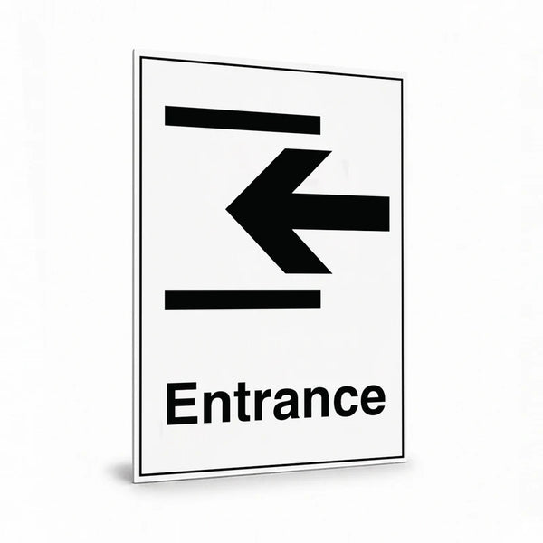 Public Area - Entrance Left Arrow Sign
