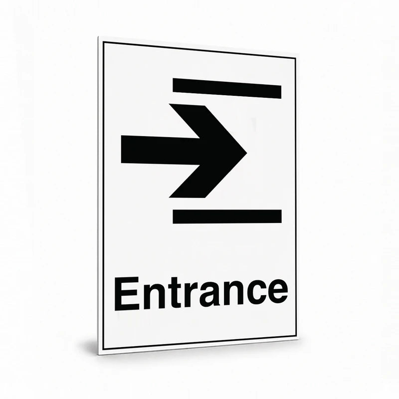 Public Area - Entrance Right Arrow Sign
