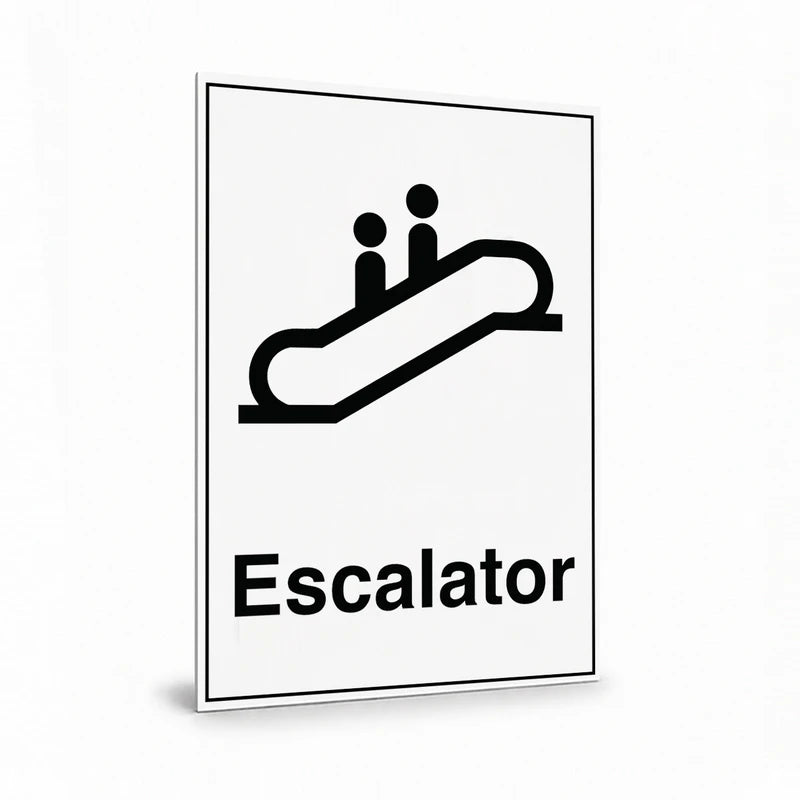 Public Area - Escalator Sign