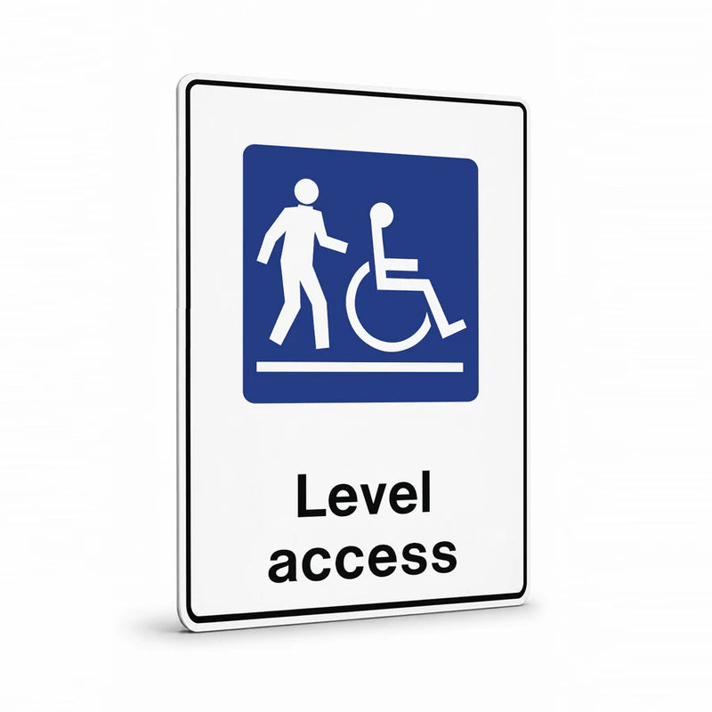 Public Area - Level Access Sign