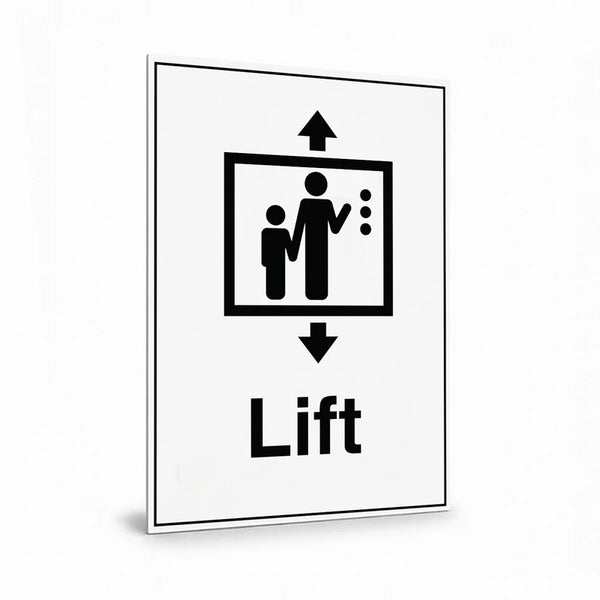 Public Area - Lift Sign