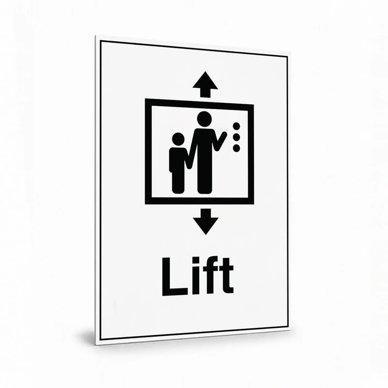 Public Area - Lift Sign