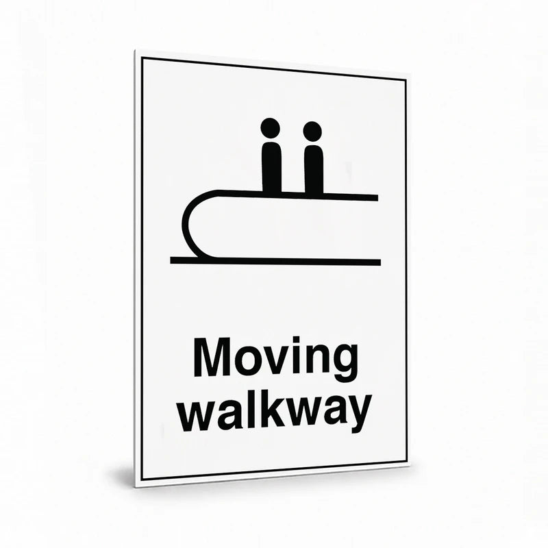 Public Area - Moving Walkway Sign