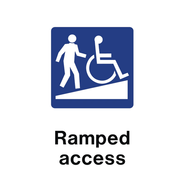 Public Area - Ramped Access Sign