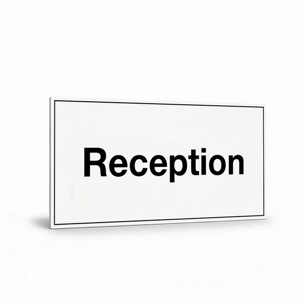 Public Area - Reception Sign