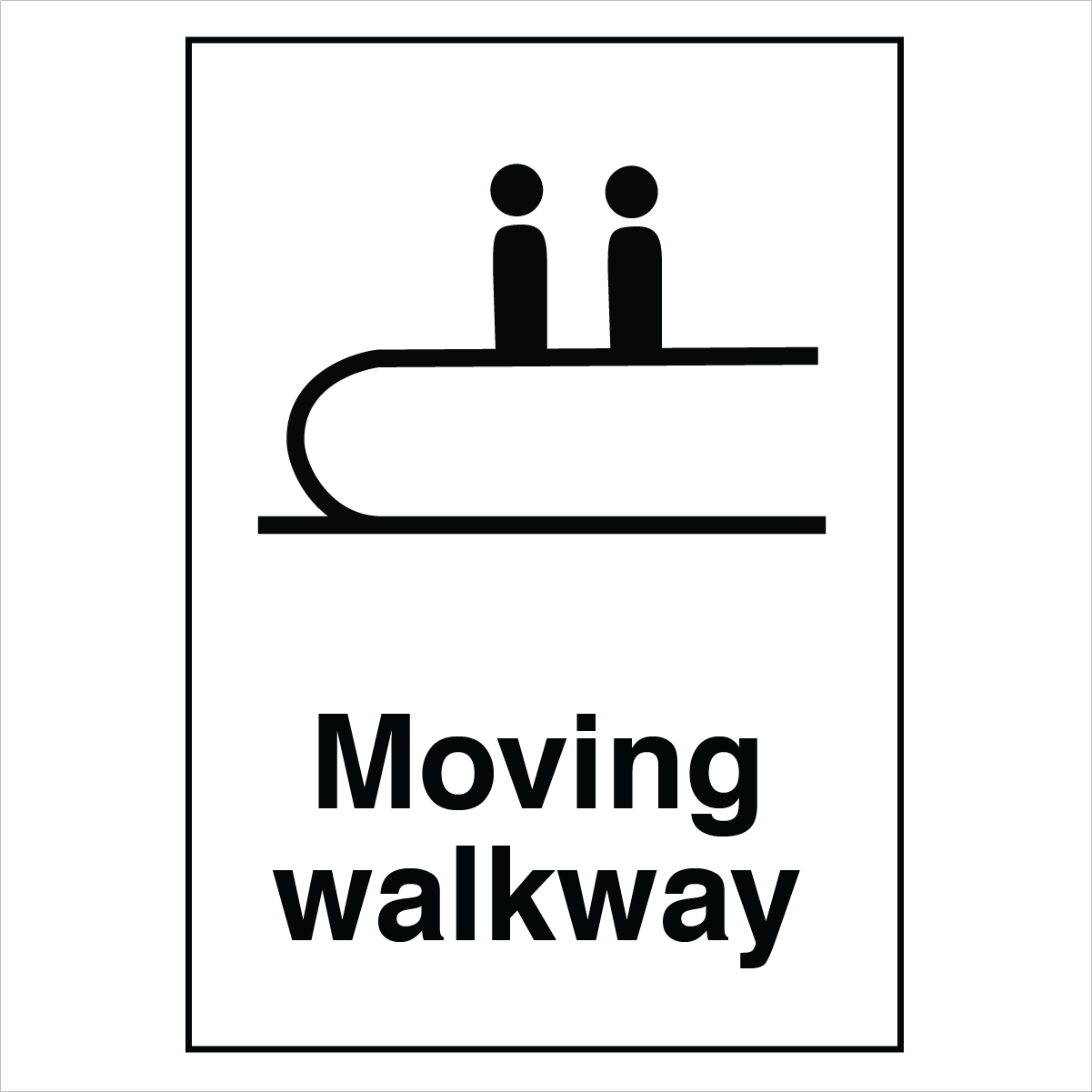 Public Area - Moving Walkway Sign – Signportal