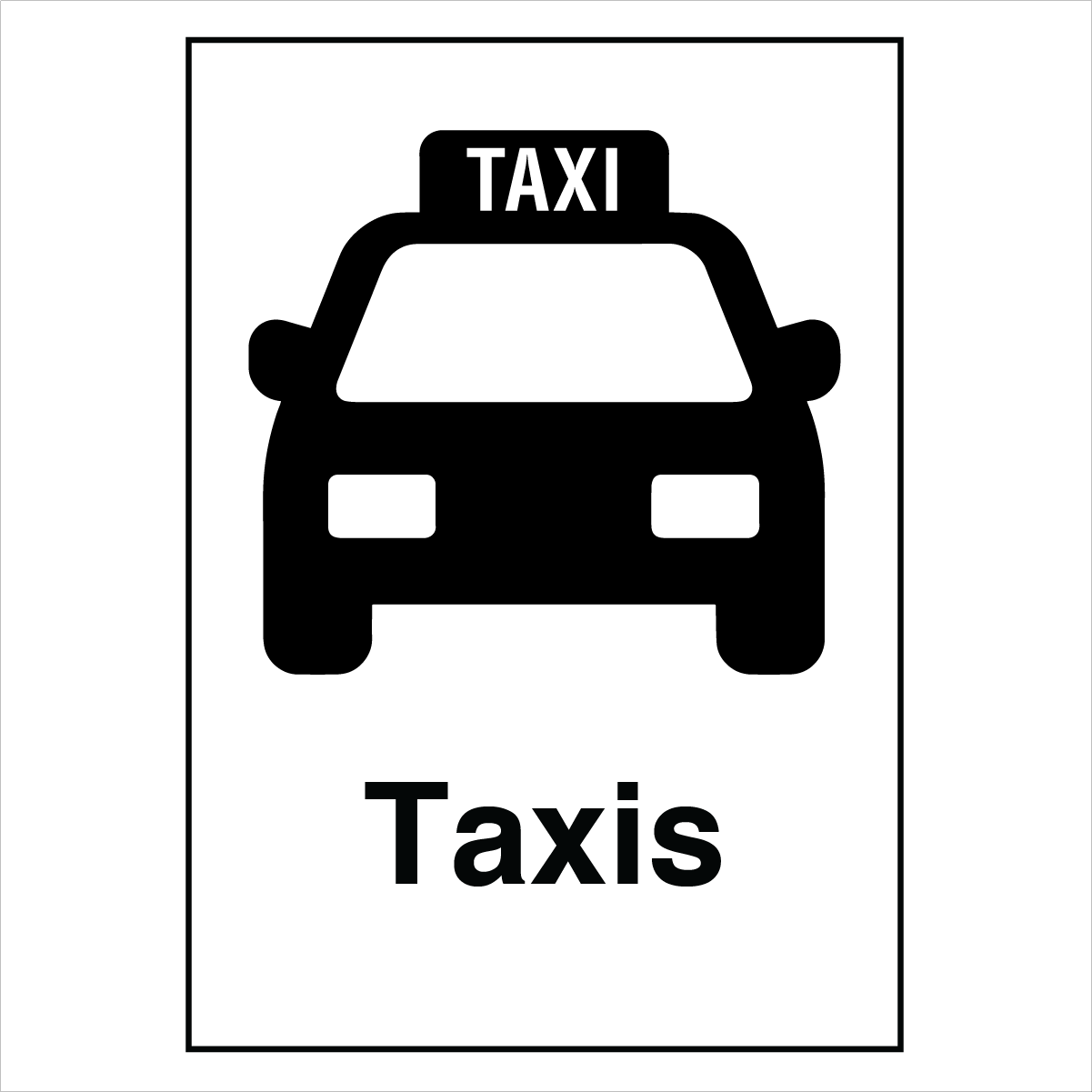 Public Area - Taxi Sign