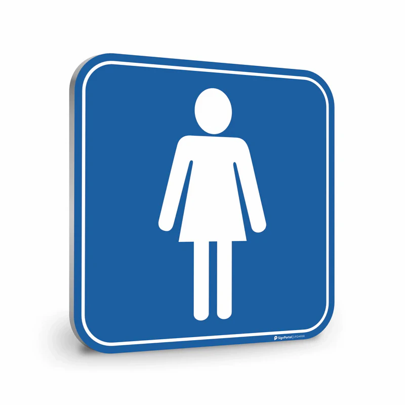 Office - Female Graphic Sign