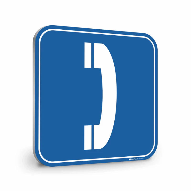 Office - Telephone Graphic Sign