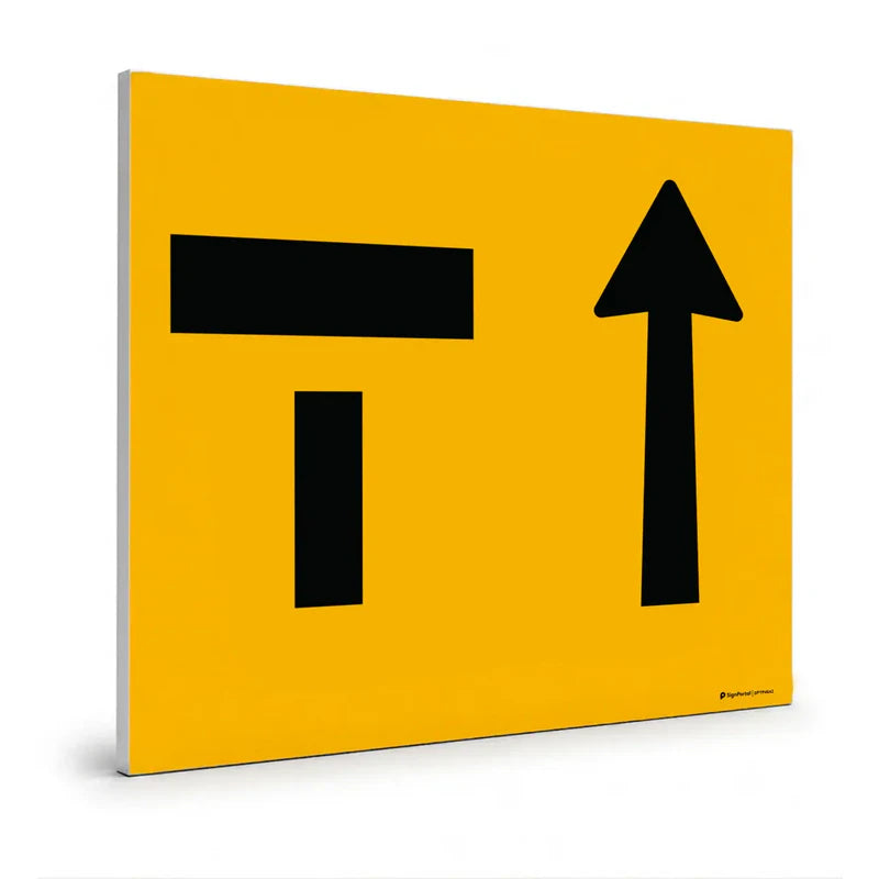Traffic & Parkin - Left Lane Closed Sign