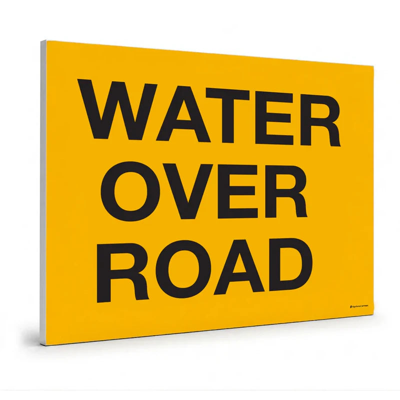 Traffic & Parking - Water Over Road Swing Stand Sign