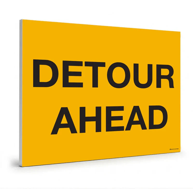 Traffic & Parking - Detour Ahead Swing Stand Sign