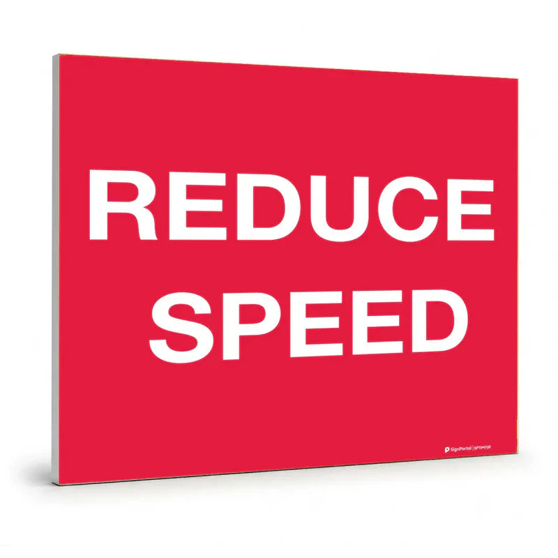 Traffic & Parking - Reduce Speed Swing Stand Sign