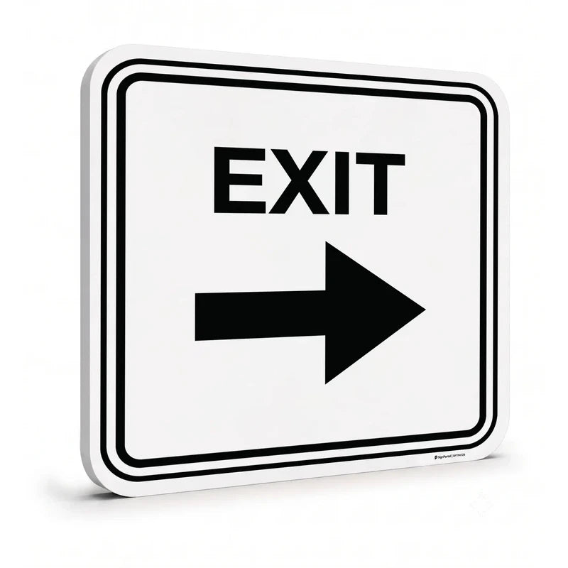 Traffic & Parking -  Control Sign - EXIT Sign