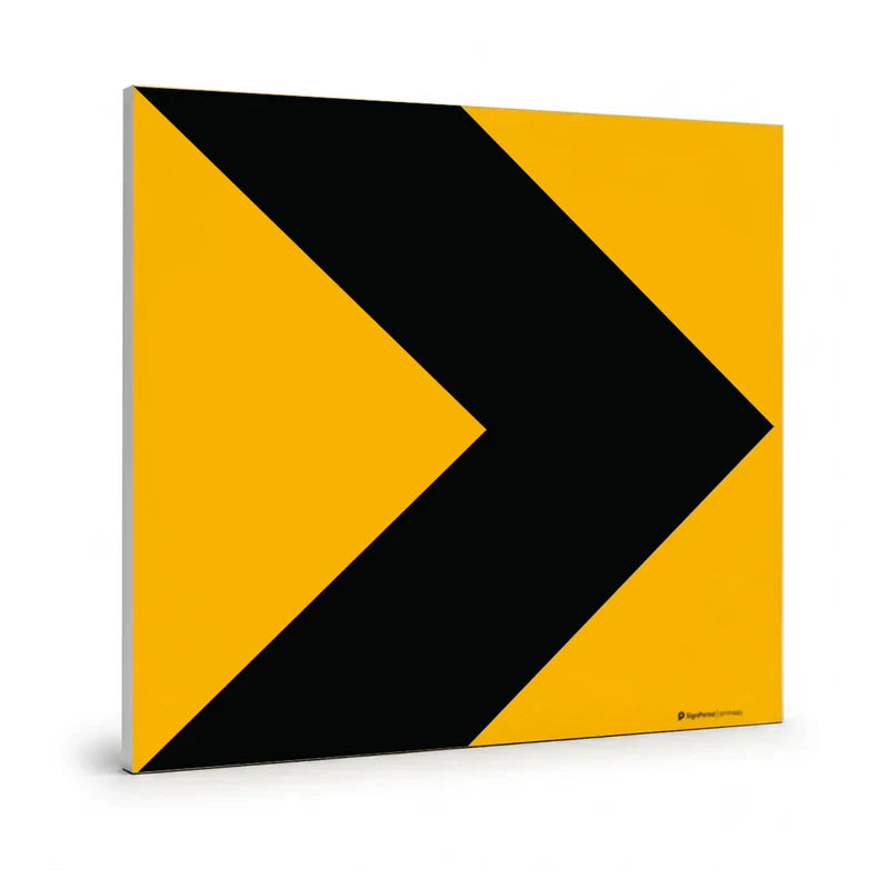 Traffic & Parking - Chevron Sign