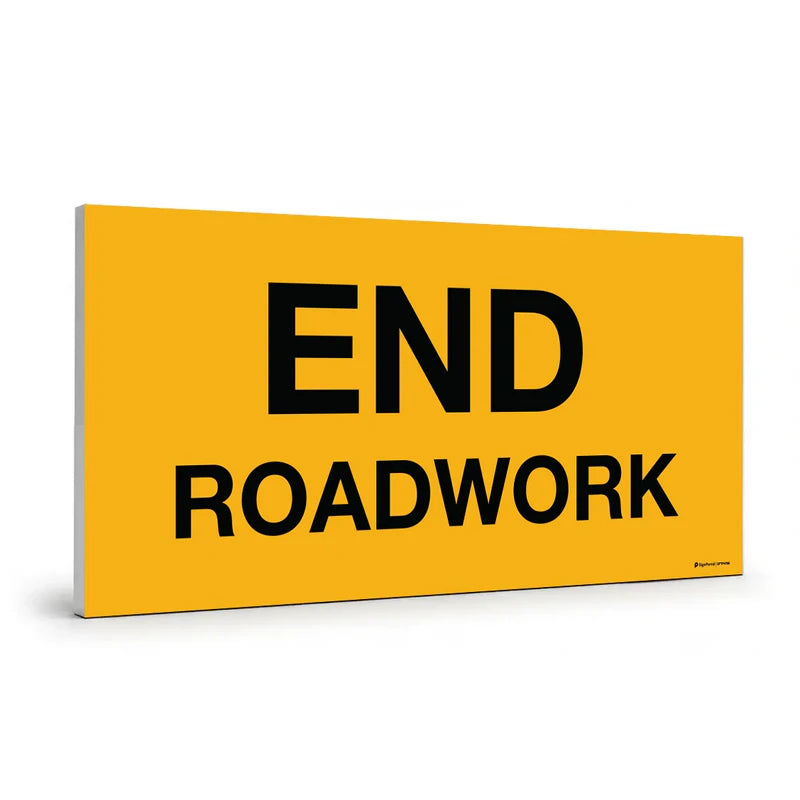 Traffic & Parking - End Roadwork Sign