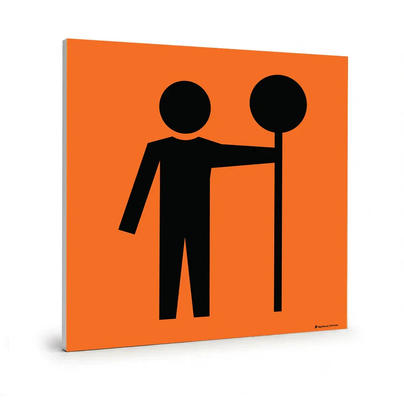 Traffic & Parking - Stop_Slow Picto Sign