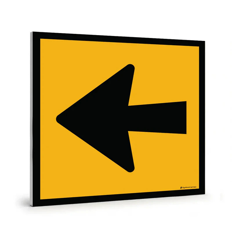 Traffic & Parking - Short Arrow Sign