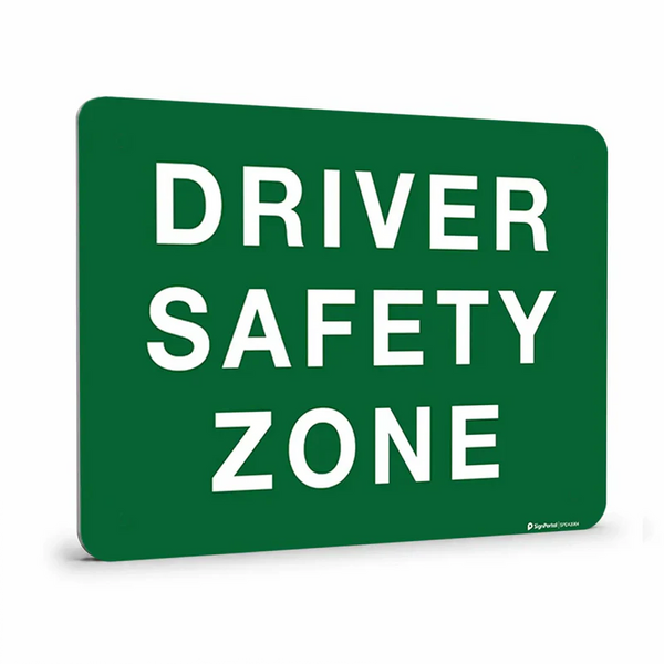 Warehouse & floor - Driver Safety Zone Sign