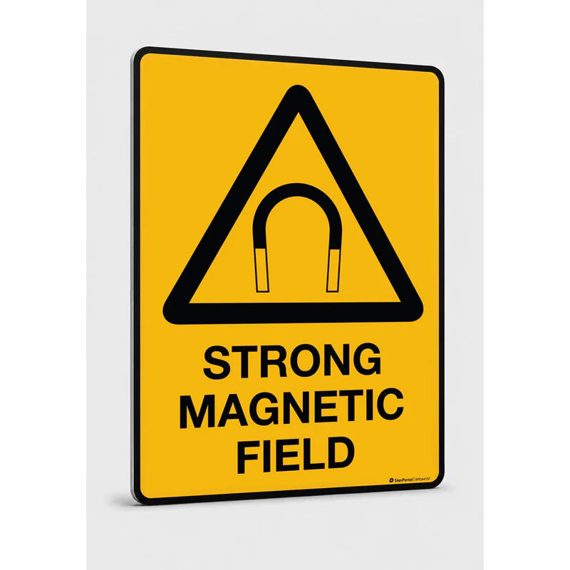 Warning - Strong Magnetic Field Sign