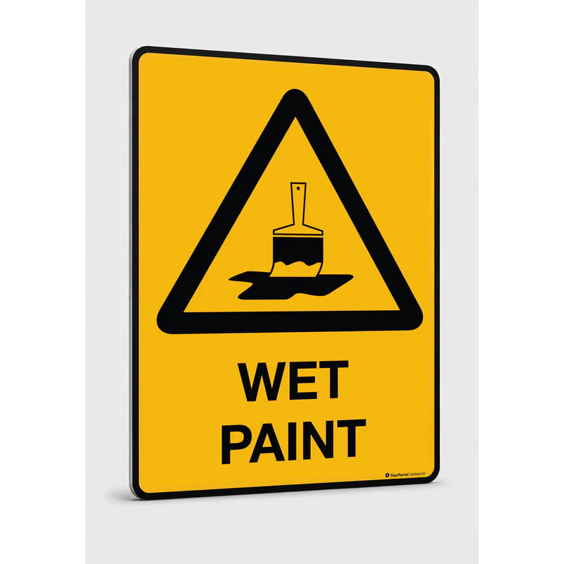 Warning - Wet Paint Sign