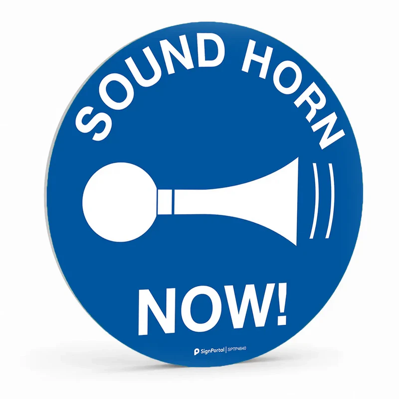 Warehouse & floor - Sound Horn Now Sign