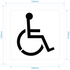 Disabled Parking Kit Stencil