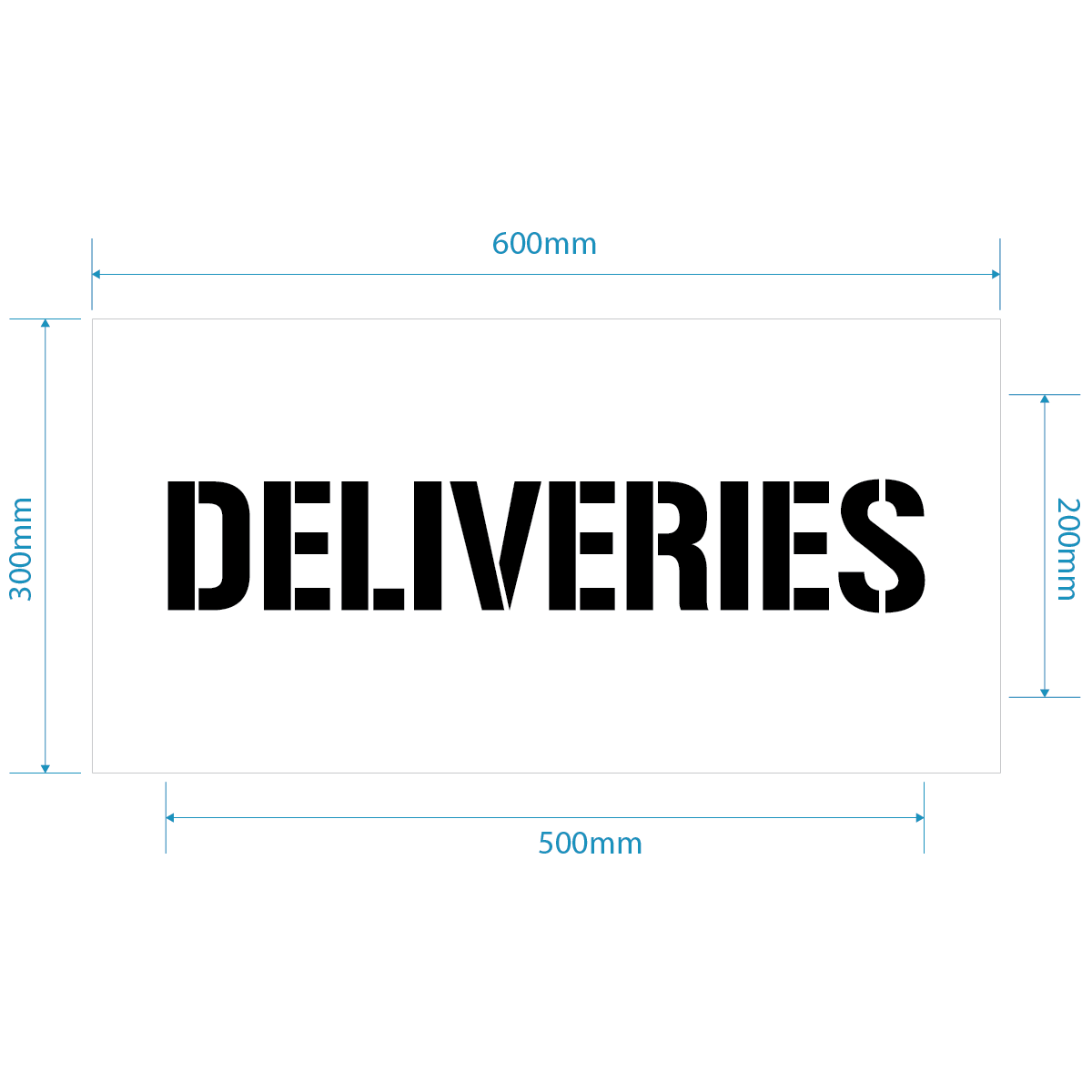 Deliveries Stencil