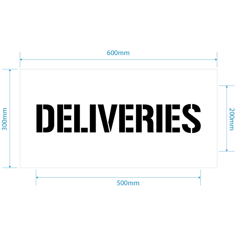 Deliveries Stencil