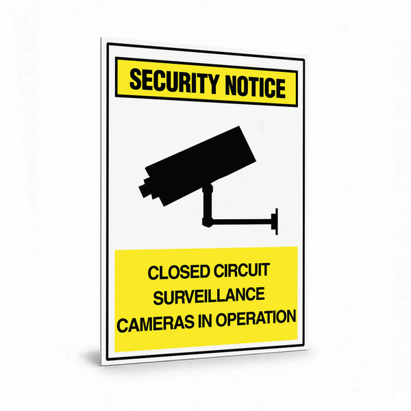 Security - Security Notice Closed Circuit Surveillance Signs