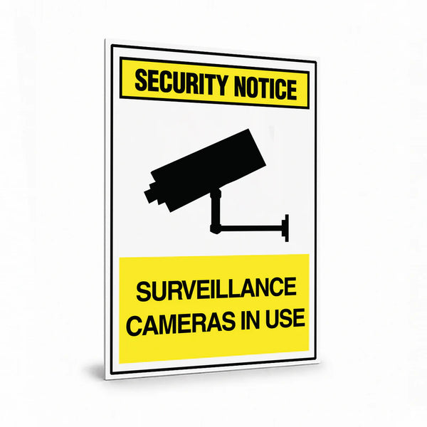 Security - Security Notice Surveillance Cameras Signs