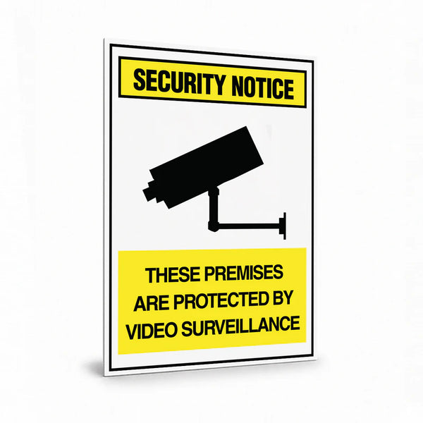 Security - Security Notice These Premises Signs