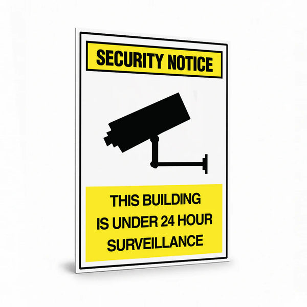 Security - Security Notice This Building Is Under Signs