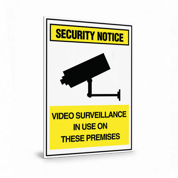 Security - Security Notice Video Surveillance Signs