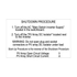 Shutdown Procedure V / A