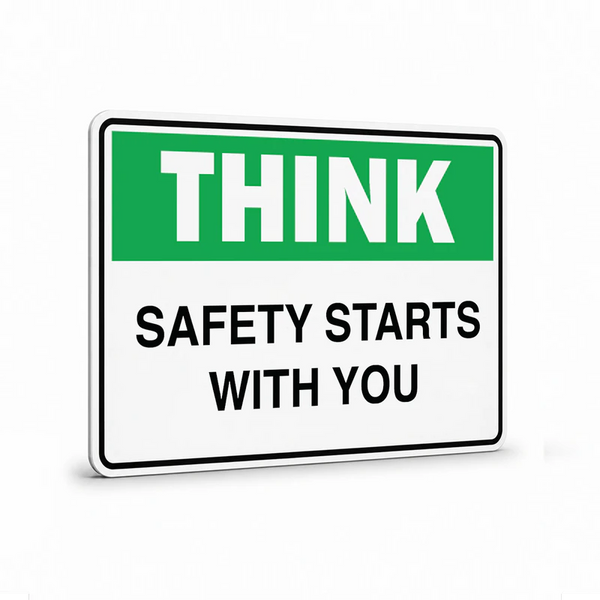 General Information - Think Safety Starts With You Signs