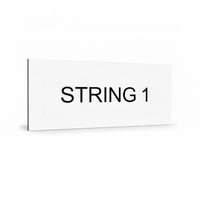 String 1 to 25