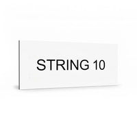 String 1 to 25