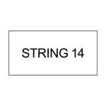 String 1 to 25