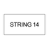 String 1 to 25