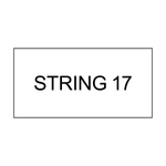String 1 to 25